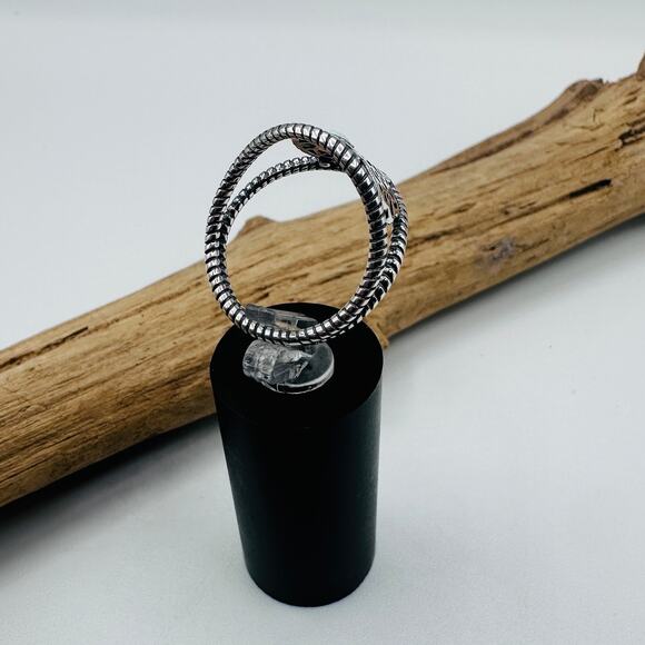 Sterling Silver Lab Opal Hamsa Ring - Picture 6 of 7